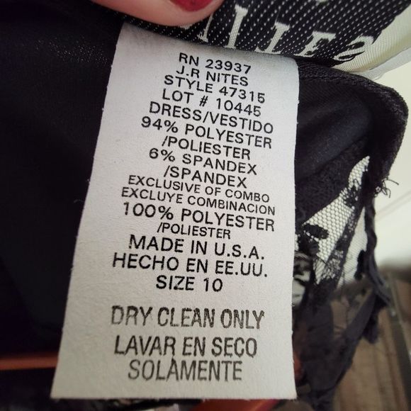 Vintage J.R. Nites Lace T-Shirt Dress - Picture 5 of 8